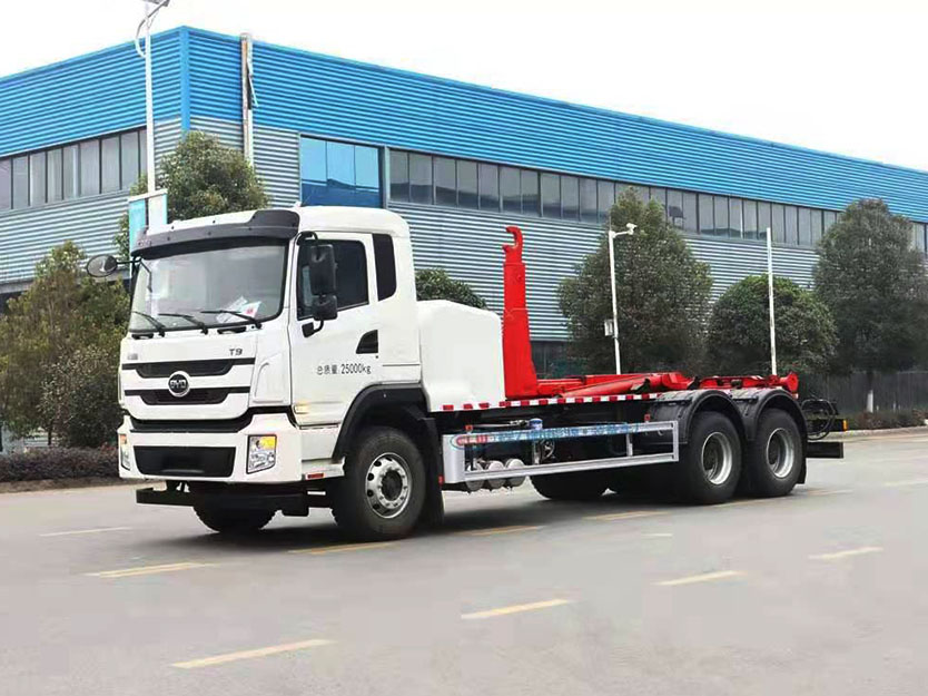 純電動(dòng)比亞迪T9車廂可卸式垃圾車