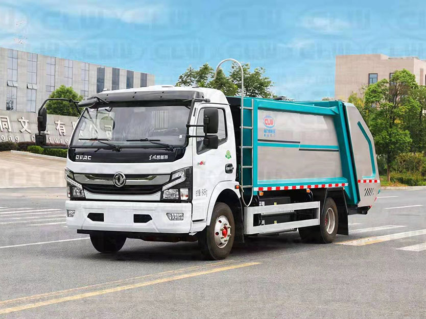 東風(fēng)凱普特純電動(dòng)8方壓縮垃圾車(chē)