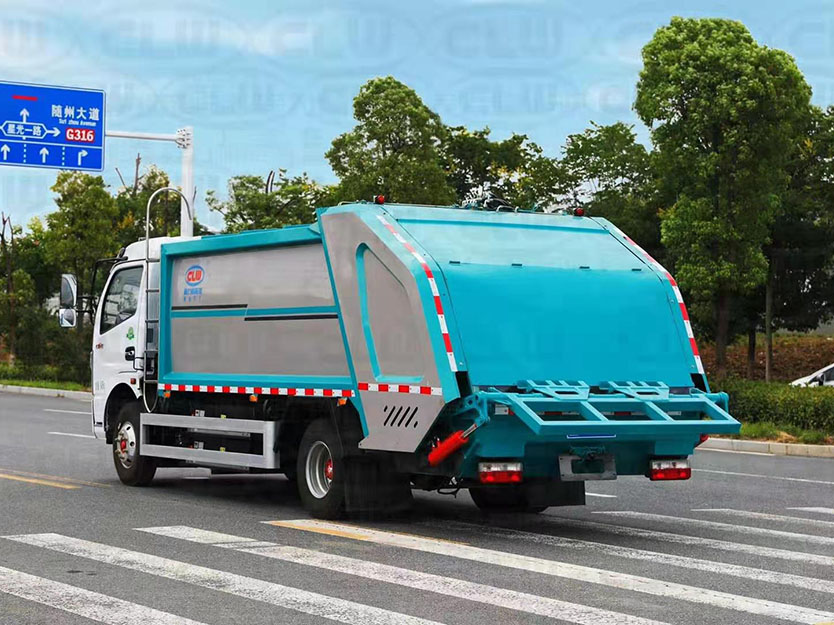 東風(fēng)凱普特純電動(dòng)8方壓縮垃圾車(chē)
