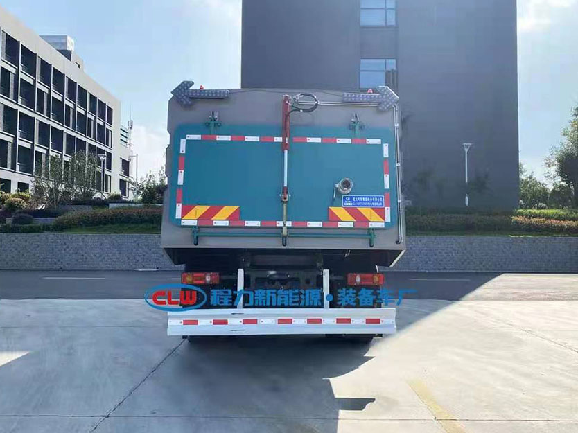 純電動東風天錦8方干掃吸塵車